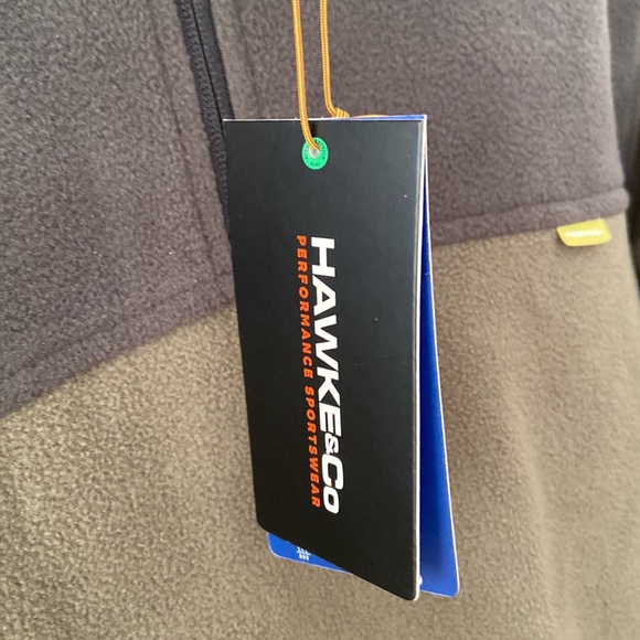 NWT HAWKE&CO MEN’S FLEECE JACKET - Picture 2 of 11